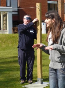 So hard when one sense is down...