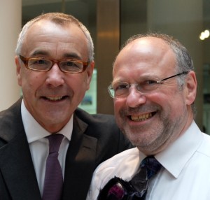 Roy Lilley with me ("The Tie")