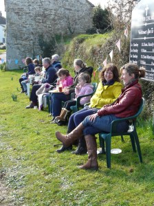 Feb 14th - eating outside!