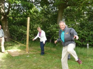 Jay doing team stuff...